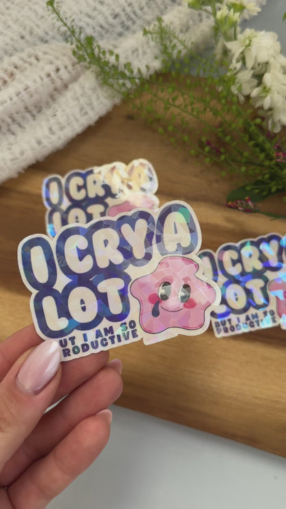 Cry | Aufkleber