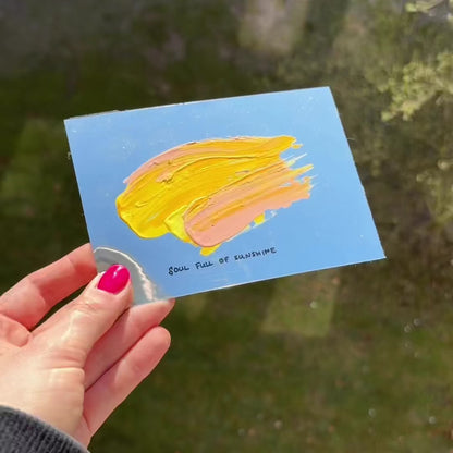 Selflove Seelenwärmer | Hand painted Karte